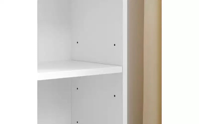 Étagère haute et étroite à 8 niveaux, meuble de rangement cubique réglable pour salon et bureau